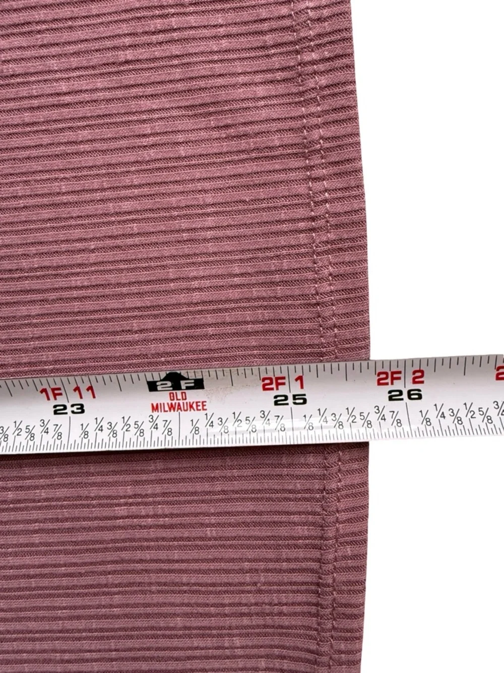 Old Navy Mauve Ribbed Tank Top Size XL Casual Minimalist Summer Stretch Basic - Picture 6 of 10